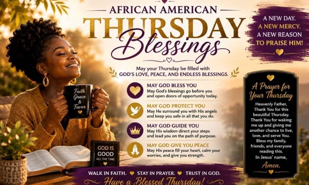African American Thursday Blessings