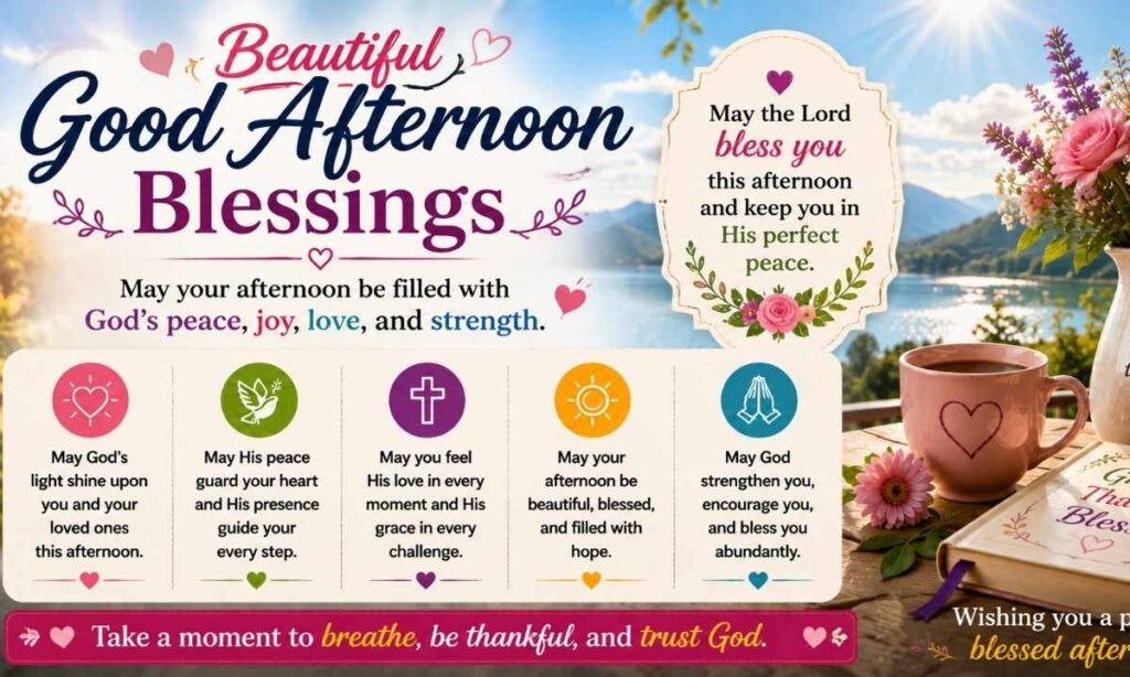 Beautiful Good Afternoon Blessings