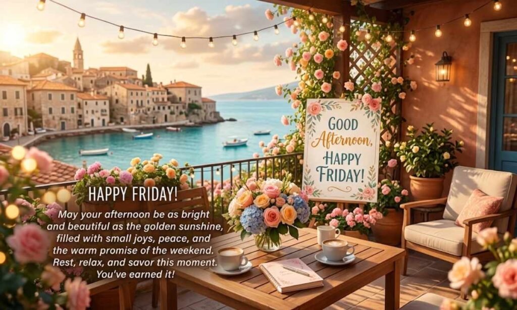 Beautiful Messages for Good Afternoon, Happy Friday