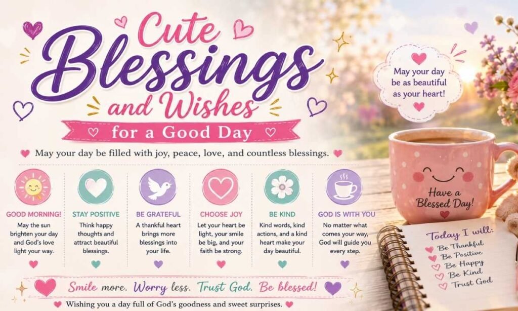 Cute Blessings and Wishes for a Good Day