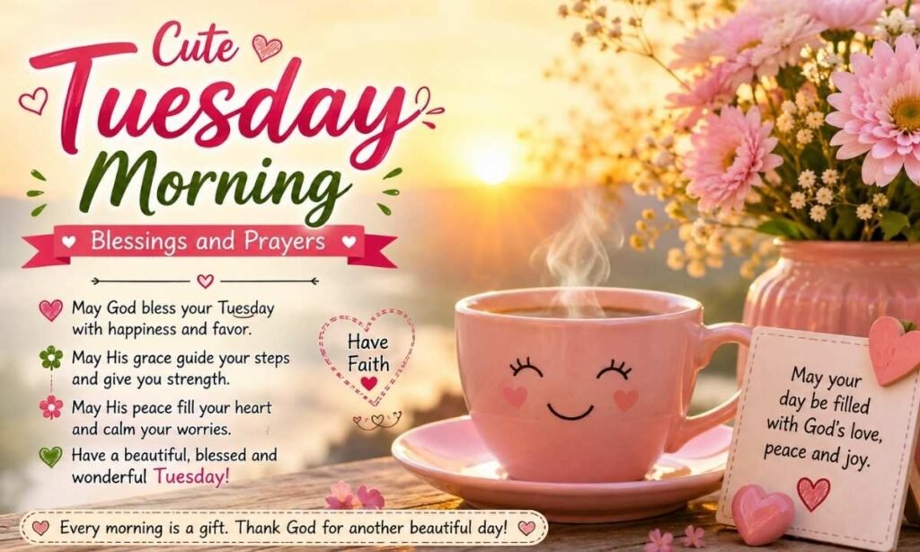 Cute Tuesday Morning Blessings and Prayers