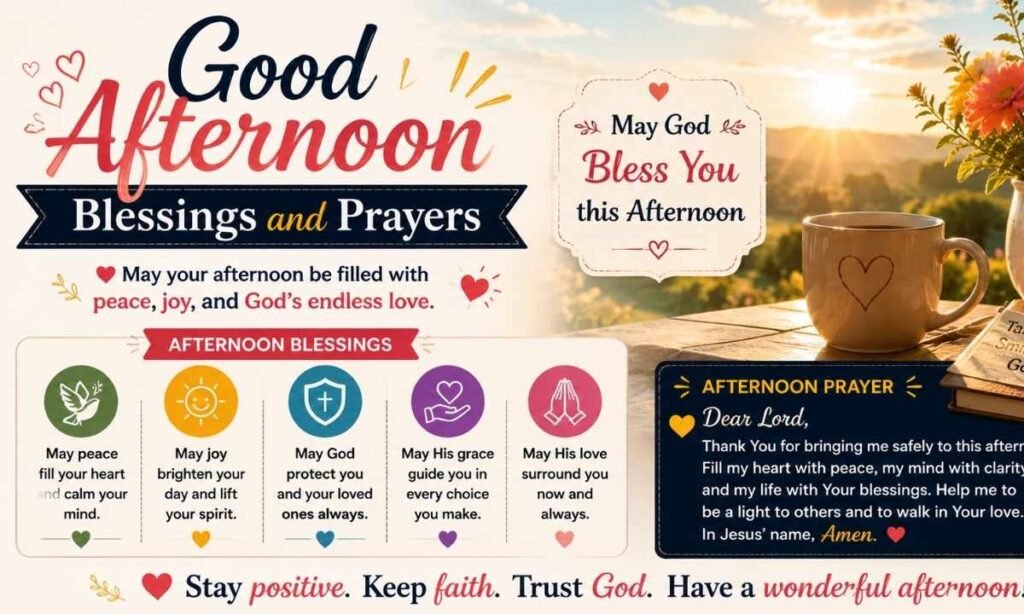 Good Afternoon Blessings and Prayers
