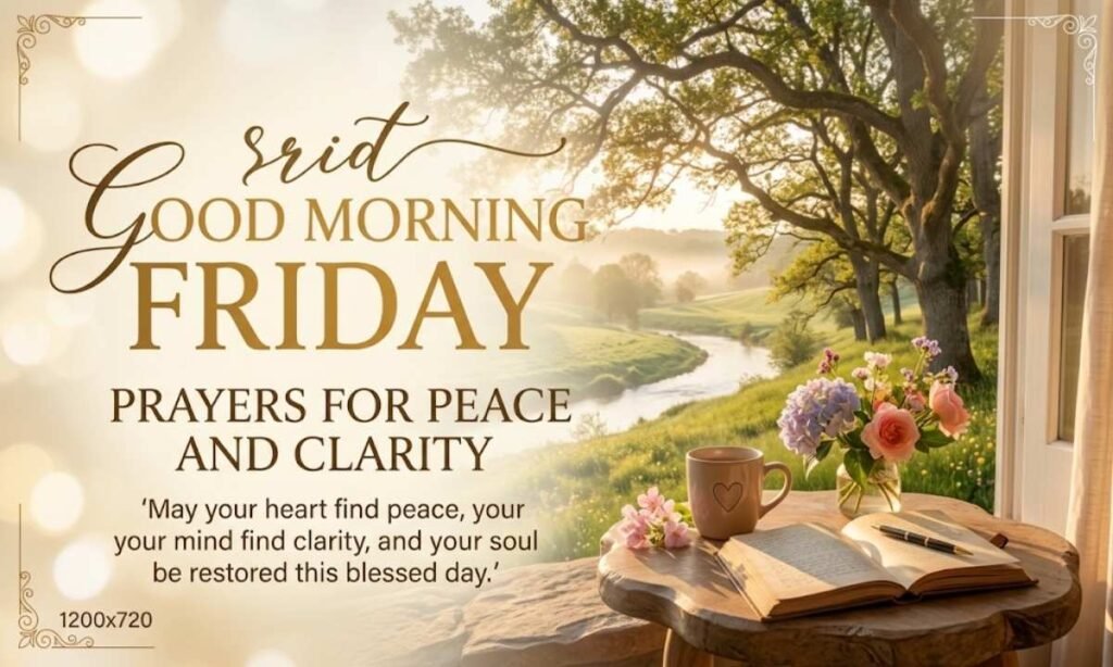Good Morning Friday Prayers for Peace and Clarity