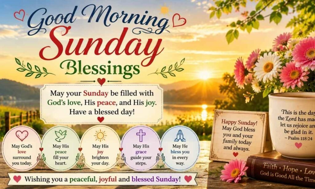 Good Morning Sunday Blessings Images