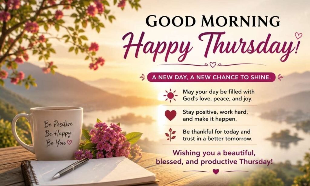 Good Morning Thursday Inspirational Blessings