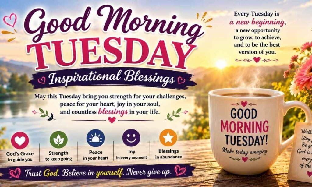 Good Morning Tuesday Inspirational Blessings