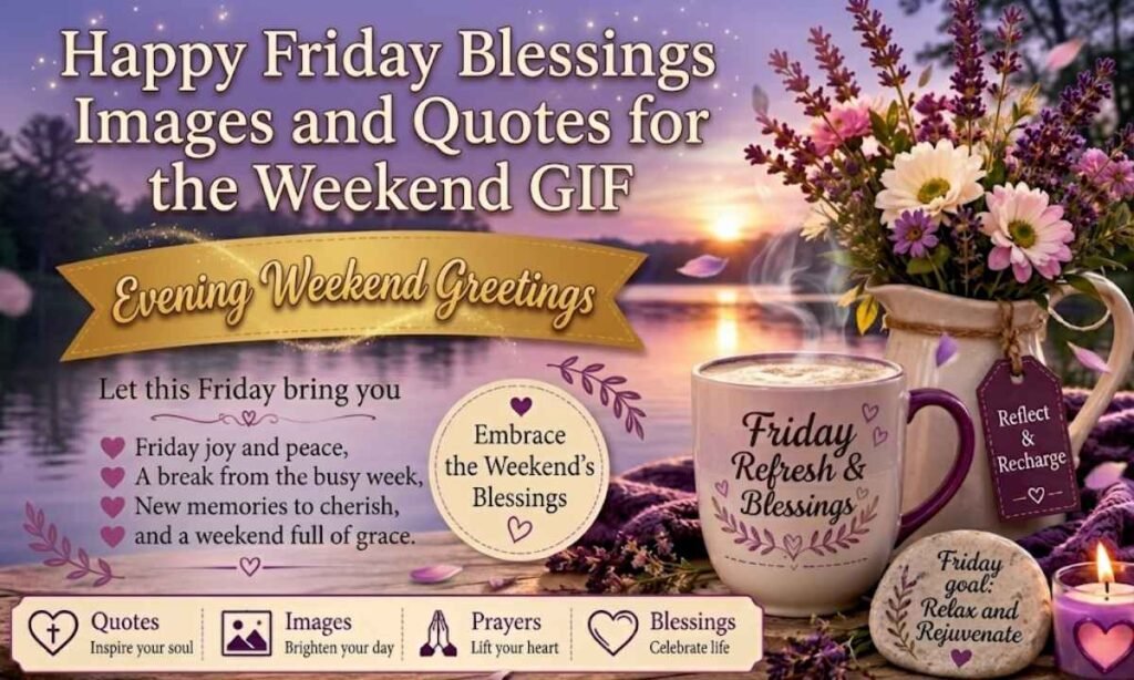 Happy Friday Blessings Images and Quotes for the Weekend GIF
