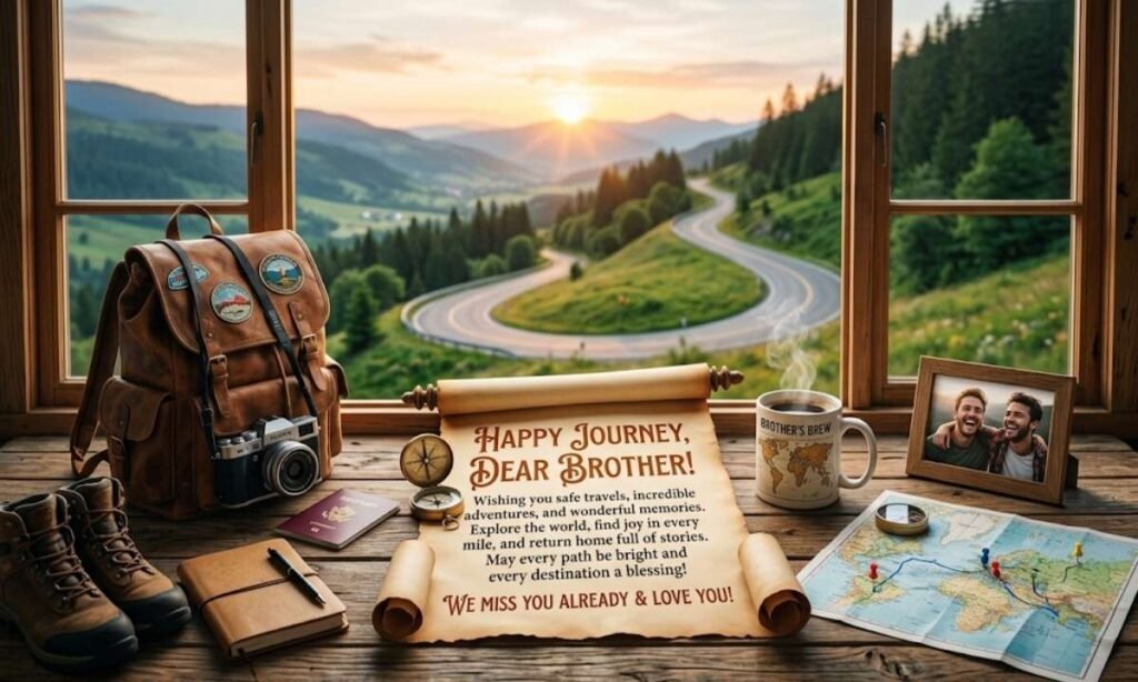Happy Journey Wishes for Brother