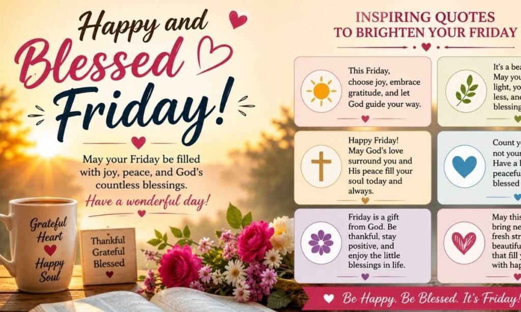 Happy and Blessed Friday Quotes