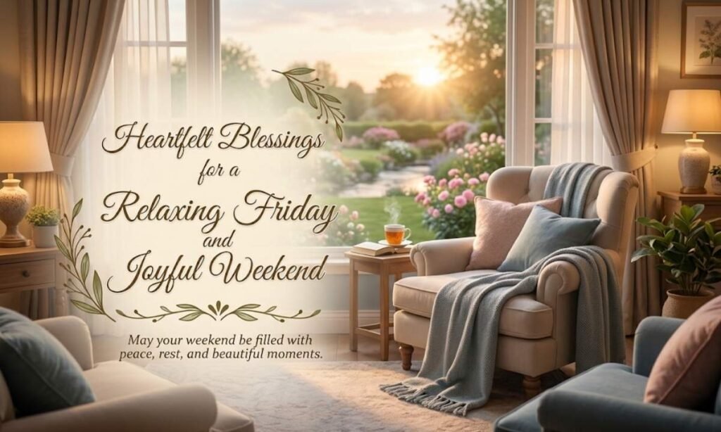 Heartfelt Blessings for a Relaxing Friday and Joyful Weekend
