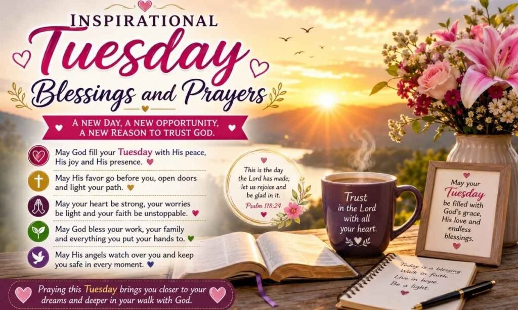 Inspirational Tuesday Blessings and Prayer