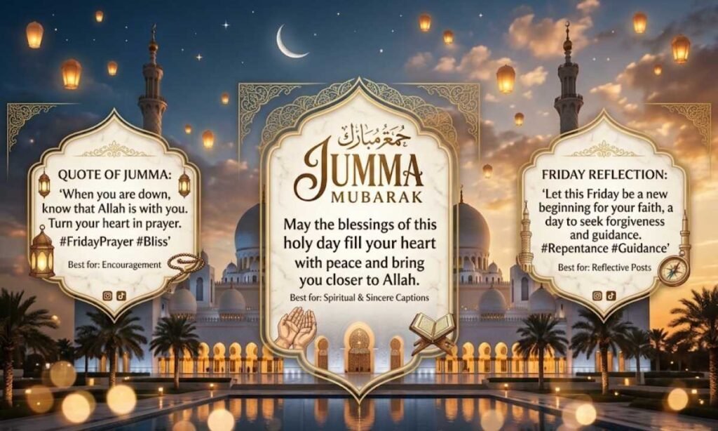 Jumma Mubarak Quotes for Instagram and TikTok Captions