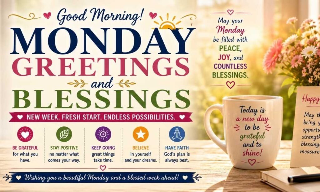 Monday Greetings and Blessings