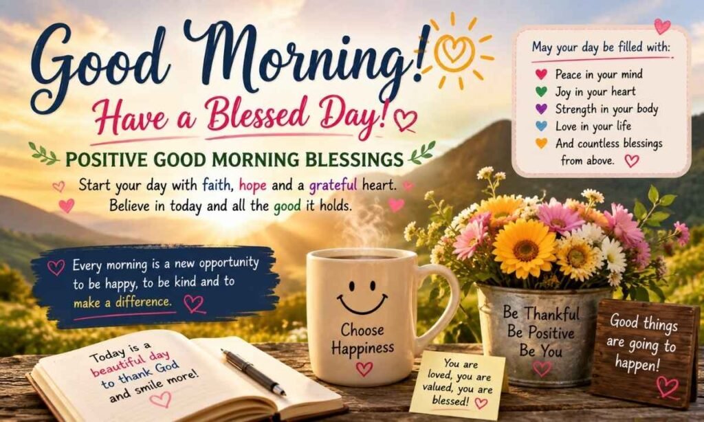 Positive Good Morning Blessings