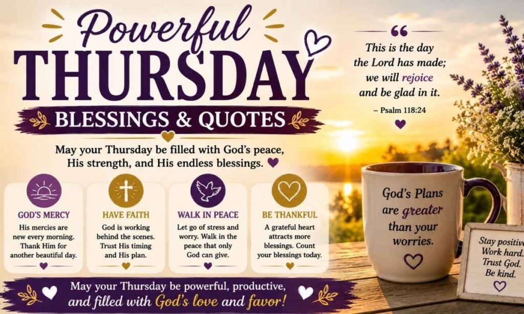 Powerful Thursday Blessings and Quotes