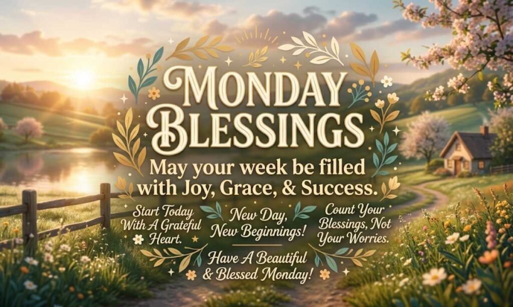 Short Monday Blessings Quote