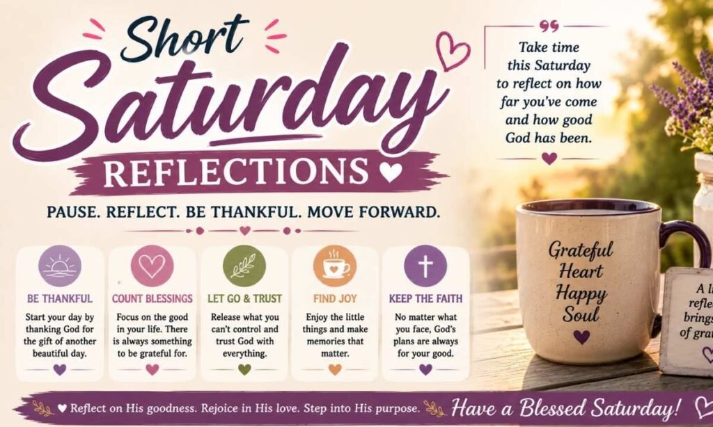 Short Saturday Reflections
