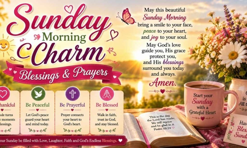 Sunday Morning Charm Blessings & Prayers