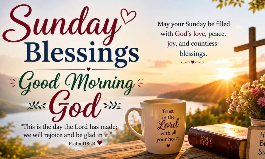 Sunday blessings good morning God
