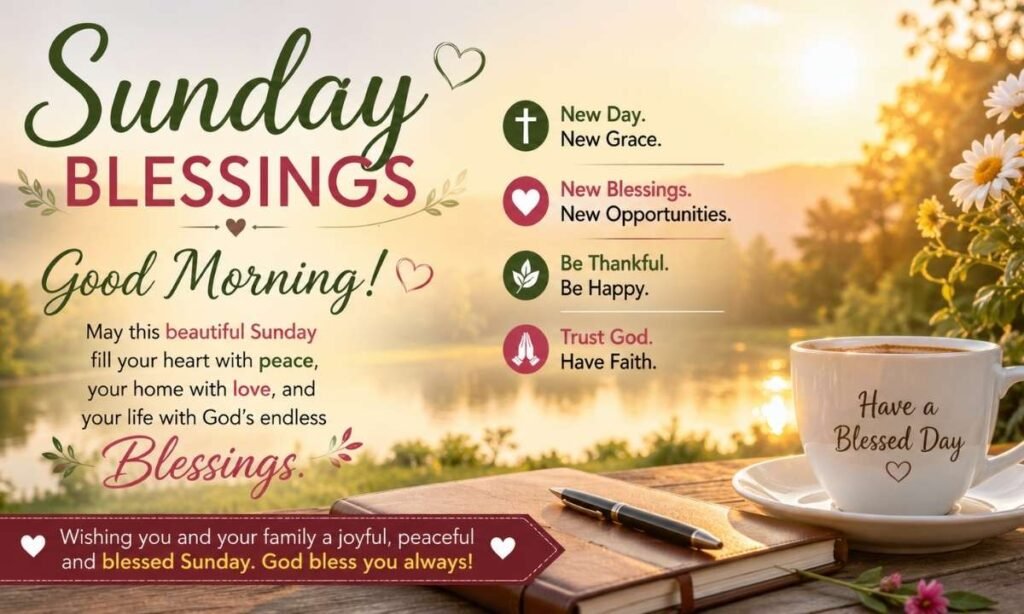 Sunday blessings good morning quotes