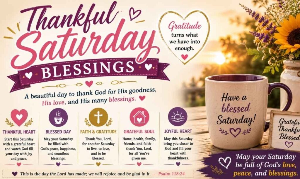 Thankful Saturday Blessings