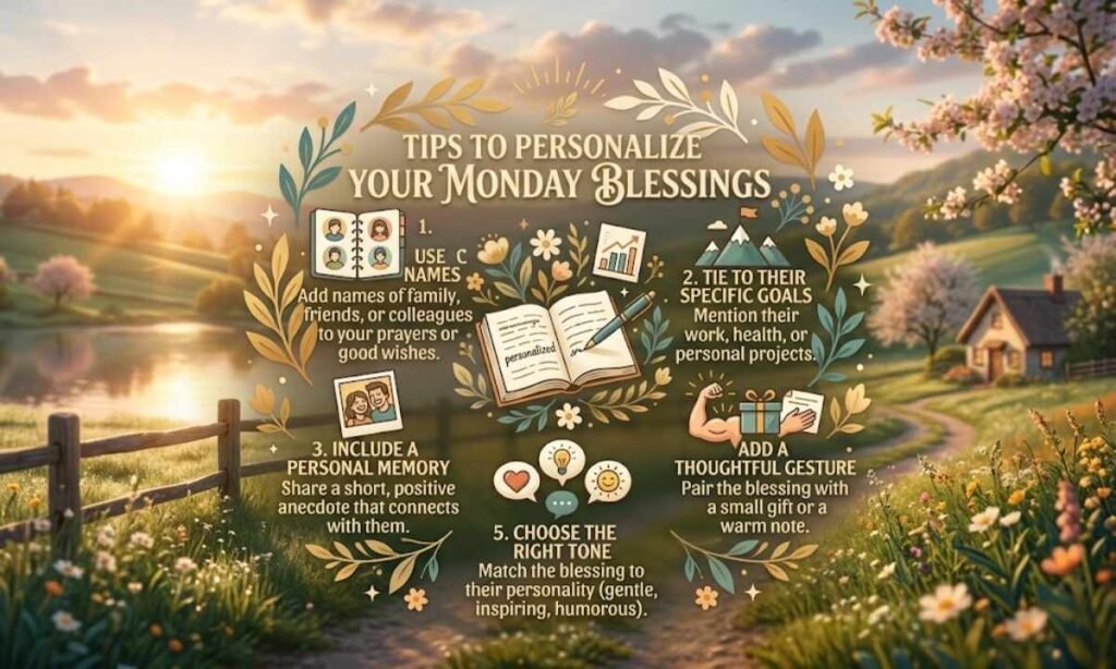 Tips to Personalize Your Monday Blessings