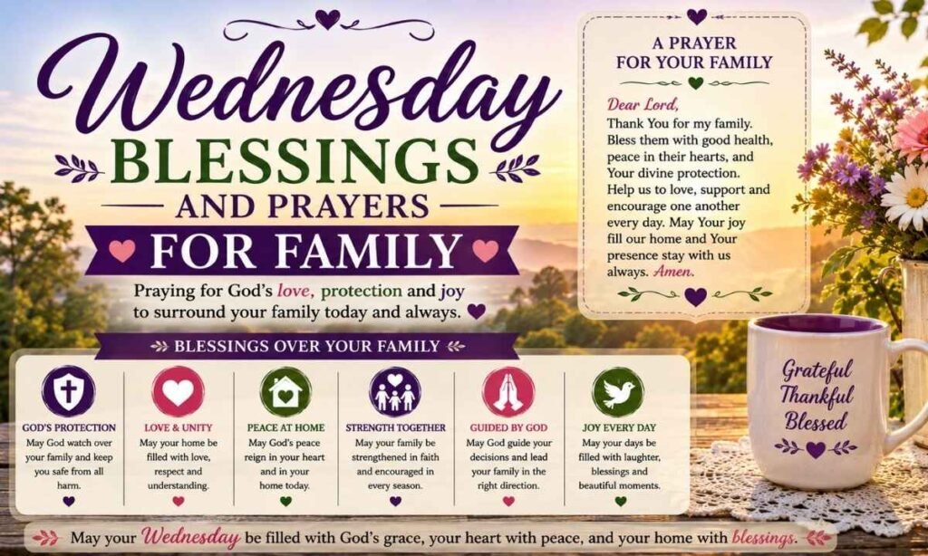 Wednesday Blessings and Prayers for Family