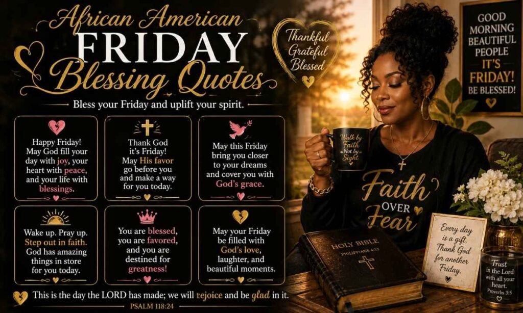 African American Friday Blessing Quotes