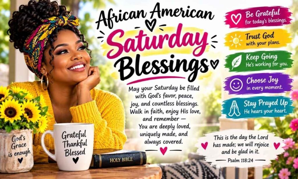 African American Saturday Blessings for Instagram Captions