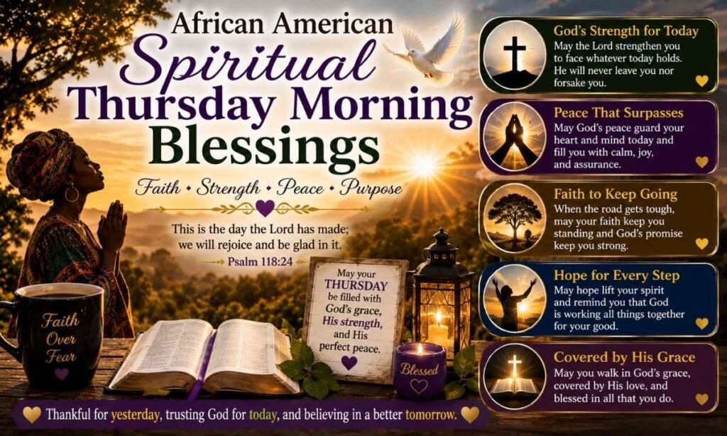 African American Spiritual Thursday Morning Blessings