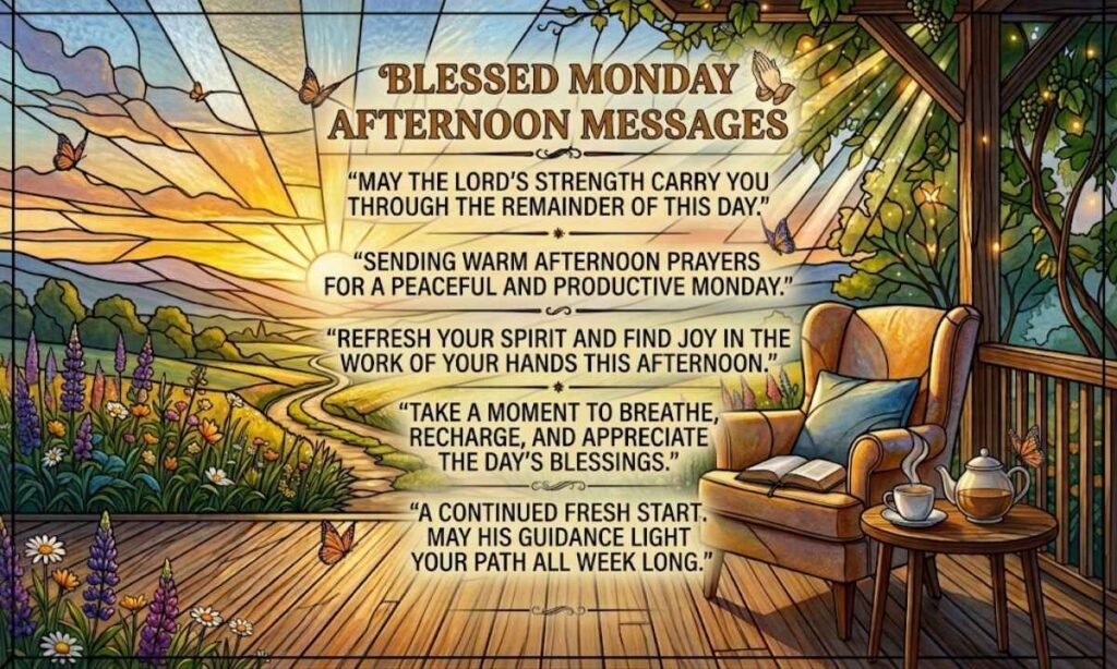 Blessed Monday Afternoon Messages