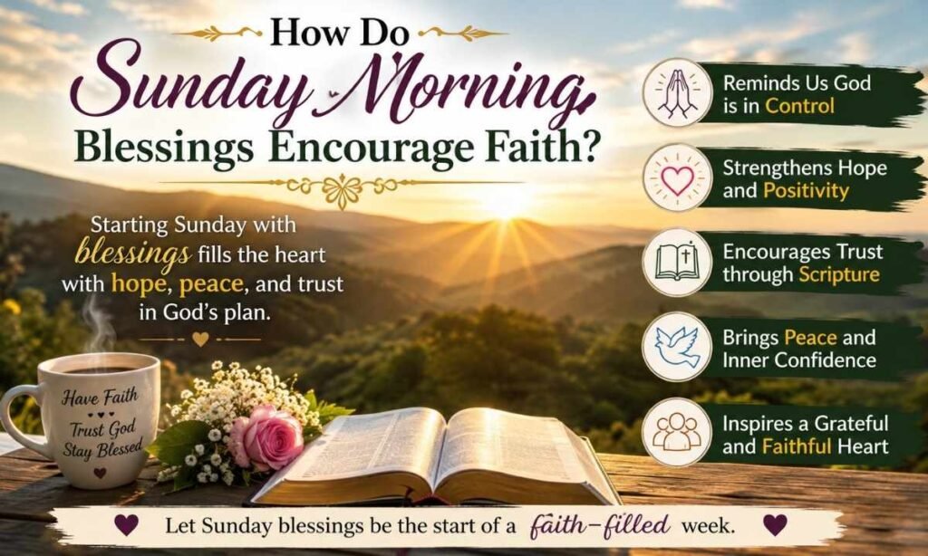 How Do Sunday Morning Blessings Encourage Faith