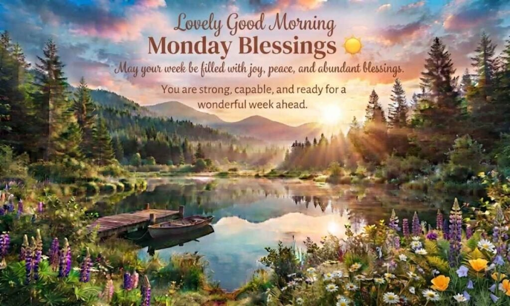 Lovely Good Morning Monday Blessings