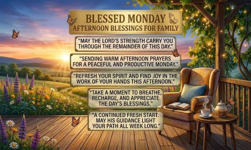 Monday Afternoon Blessings for Family