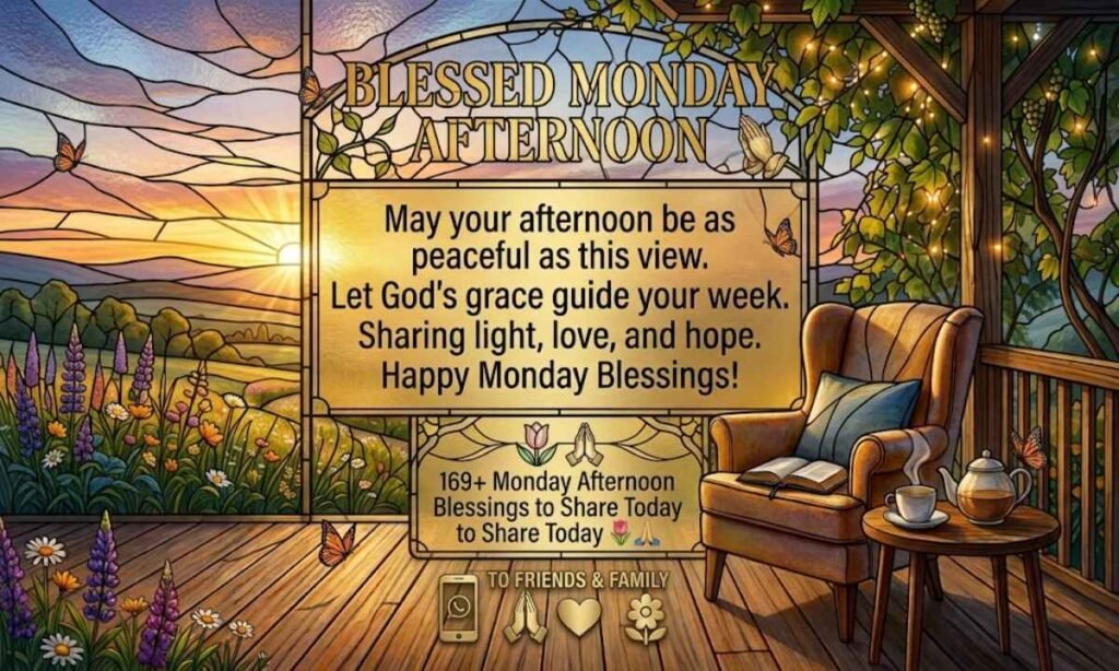 Monday Afternoon Blessings to Share Today