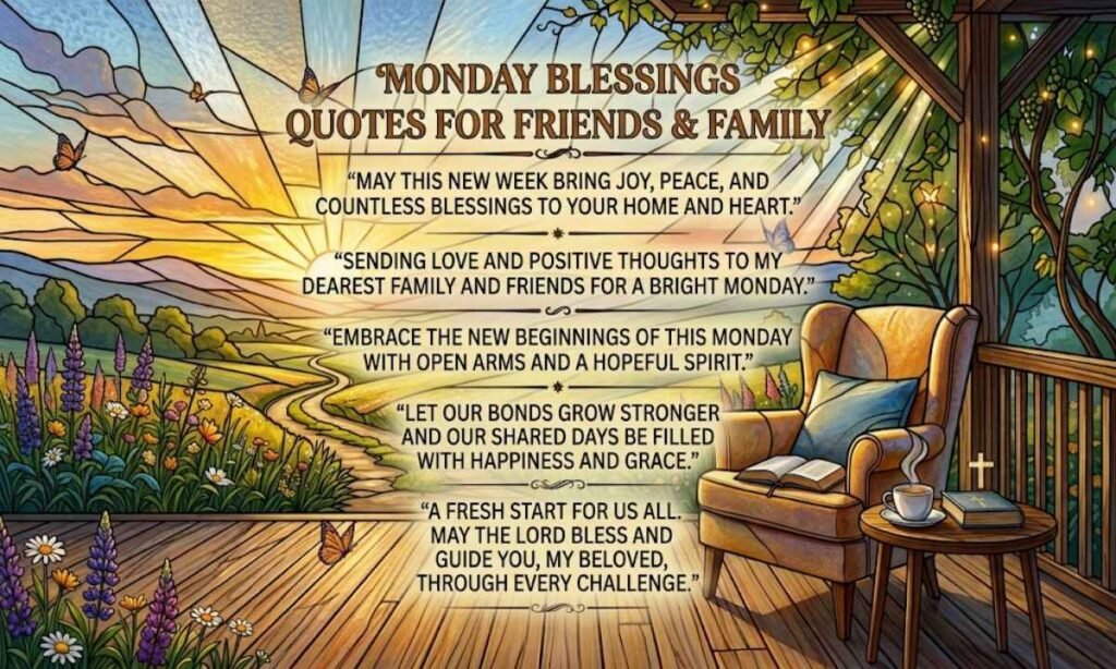 Monday Blessings Quotes for Friends & Family