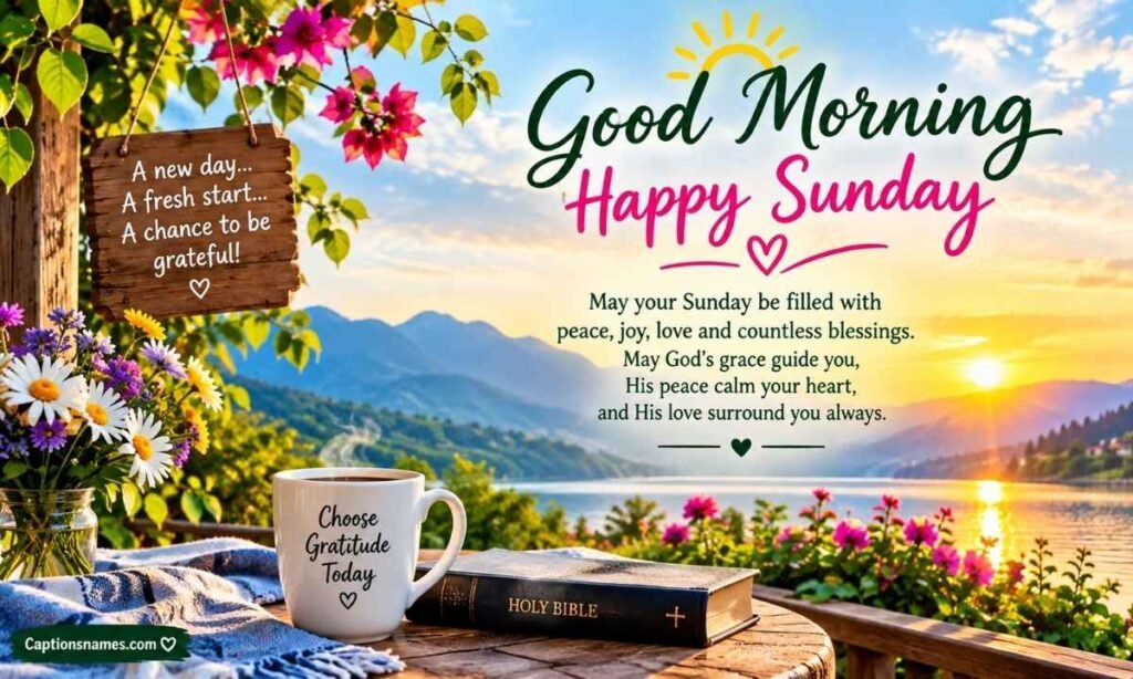 Peaceful Nature Good Morning Happy Sunday