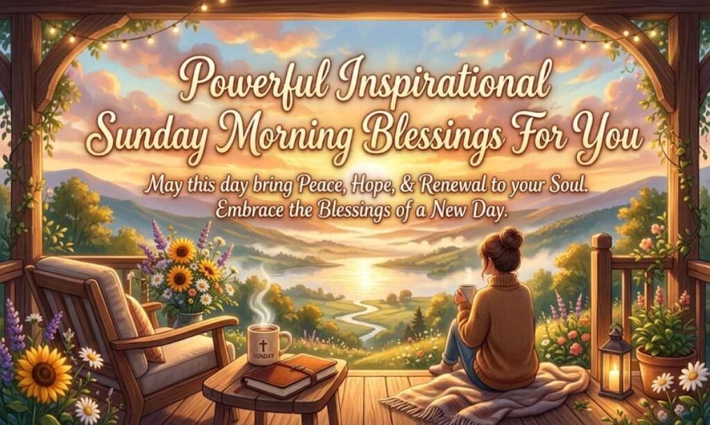 Powerful Inspirational Sunday Morning Blessings