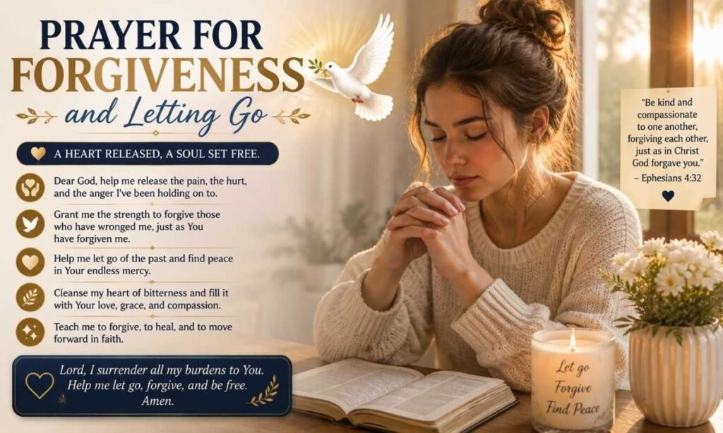 Prayer for Forgiveness and Letting Go