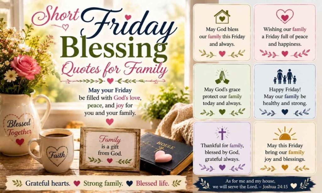 Short Friday Blessing Quotes for Family