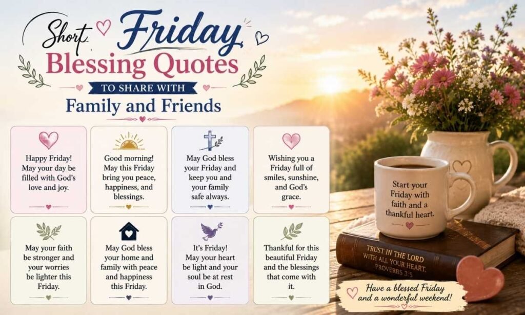 Short Friday Blessing Quotes to Share