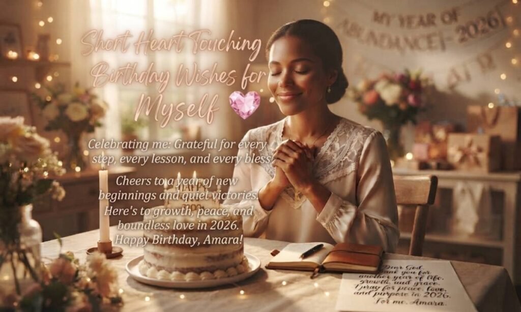 Short Heart Touching Birthday Wishes for Myself