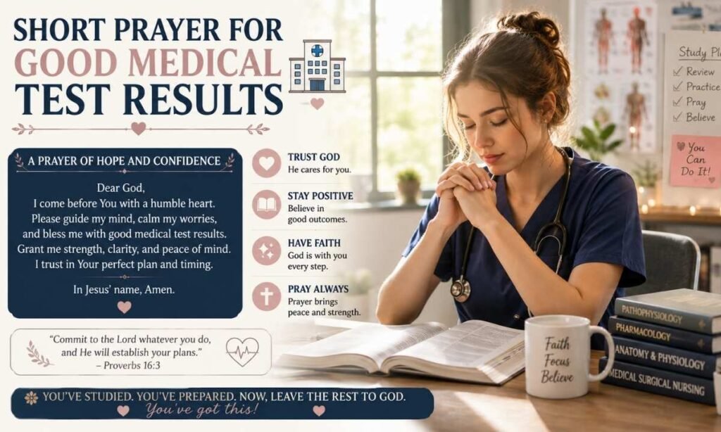 Short Prayer for Good Medical Test Results