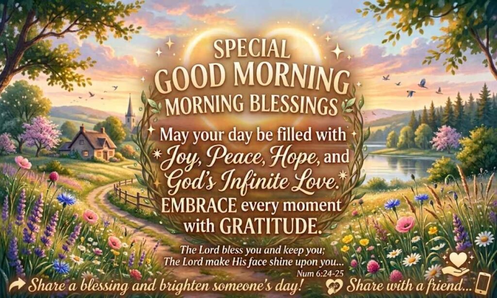 Special Good Morning Blessings for Sharing