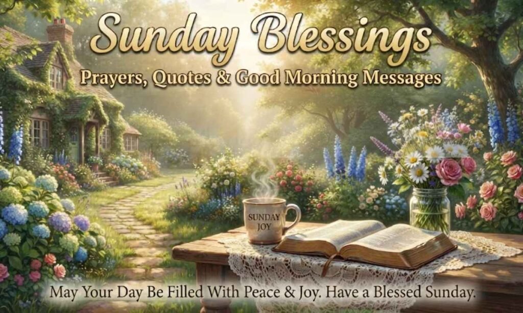 Sunday Morning Blessings & Prayers