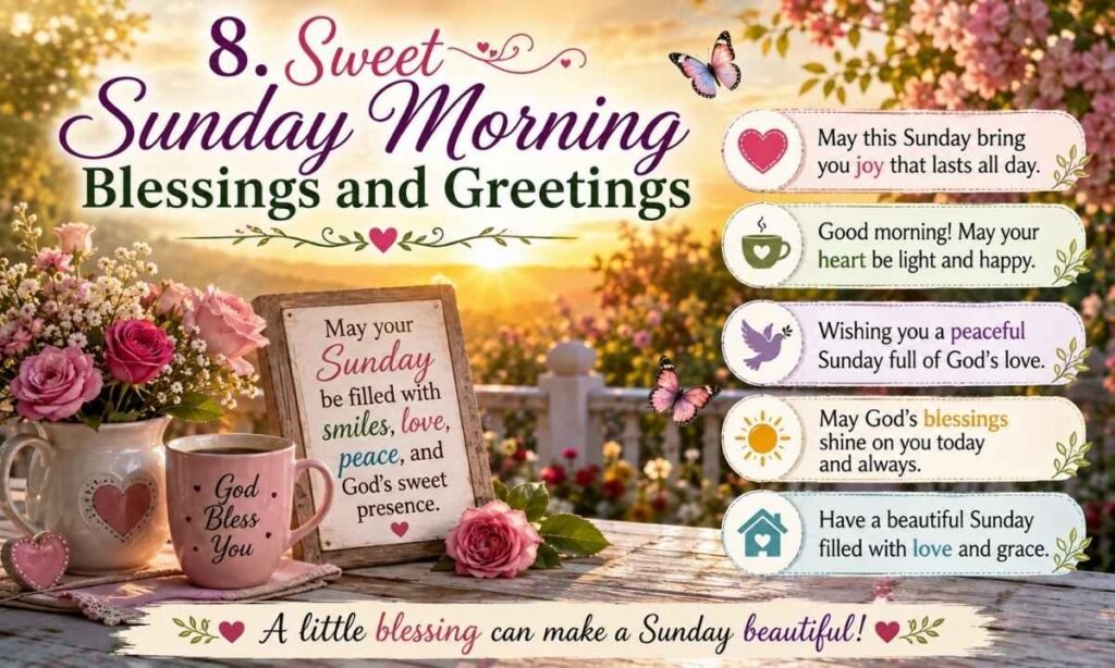 Sweet Sunday Morning Blessings and Greetings
