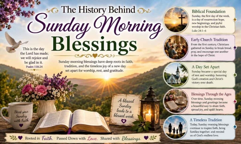The History Behind Sunday Morning Blessings