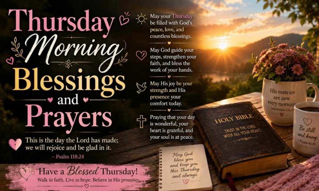 Thursday Morning Blessings and Prayers