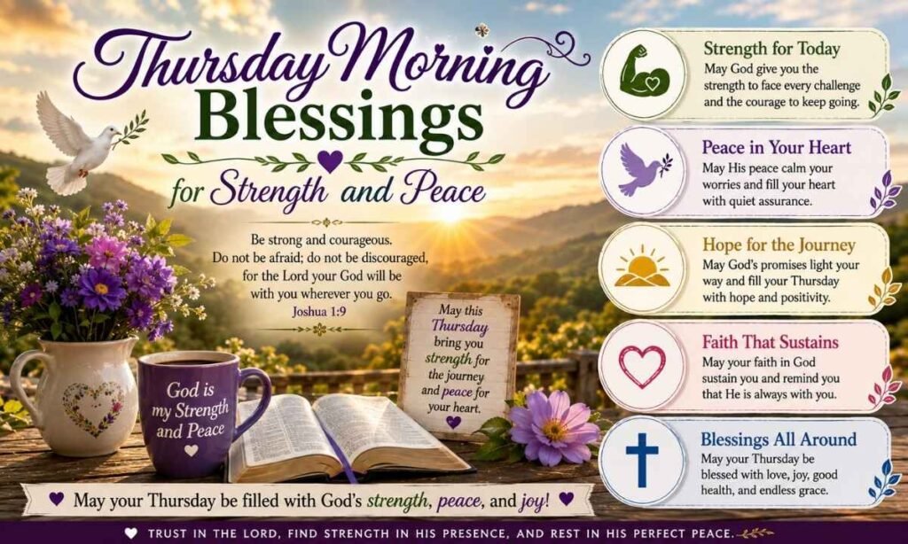 Thursday Morning Blessings for Strength and Peace