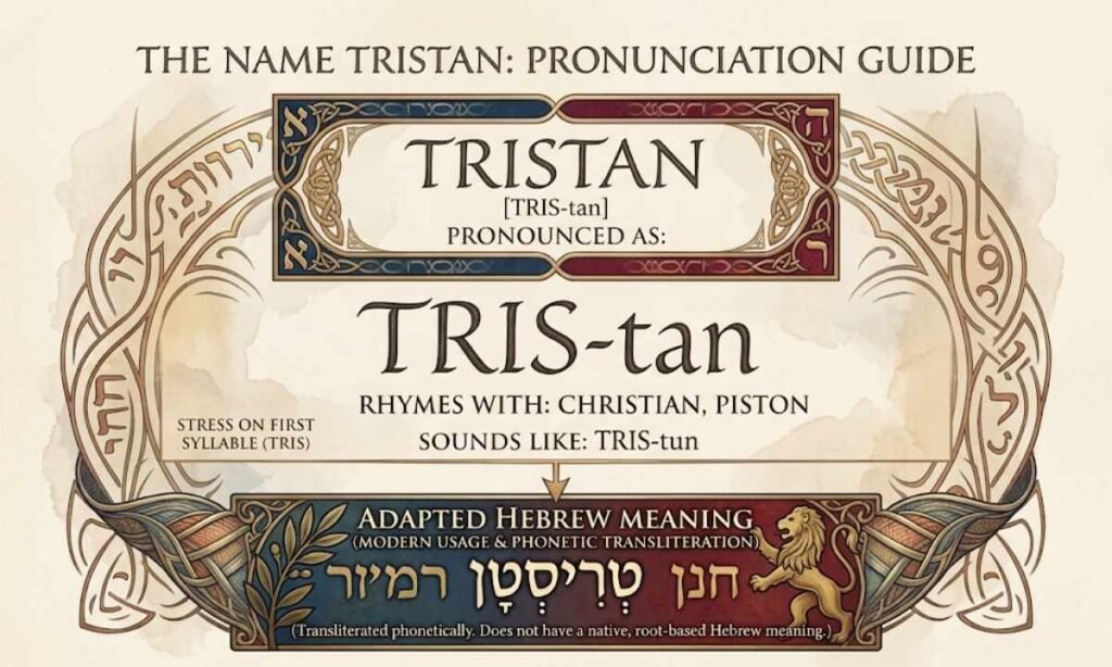 Tristan Pronunciation